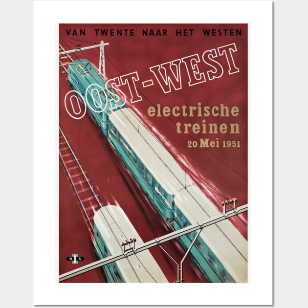 Oost - West Netherlands Vintage Travel Poster Wall Art by vintagetreasure